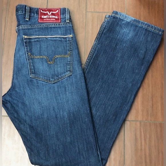 Kimes Ranch Dark Blue Denim Jeans - Picture 3 of 9